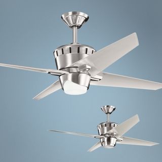 52" Kichler Kemble Brushed Stainless Steel Ceiling Fan   #R5844