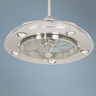 Possini Segue Brushed Nickel Finish 5 Light Ceiling Fan   #N4214