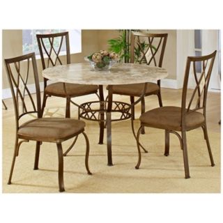 Hillsdale Brookside Round Diamond 5 Piece Dining Set   #T5473