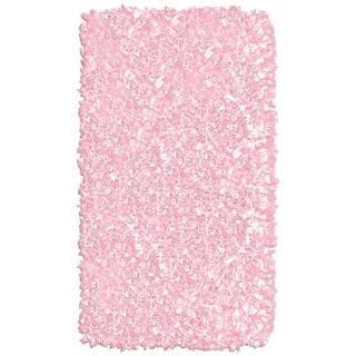 Raganoodle Pink Shag Area Rug   #F7110