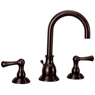 Gatco Marina 8" Wide Bronze Bathroom Faucet   #U6503