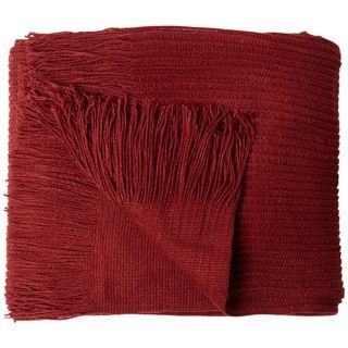 . Red wine hue. 70 wide. 50 long. Hand wash cold, lay flat to dry