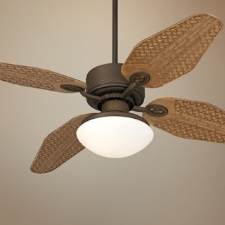 52" Casa Vieja Aerostat Weave Outdoor Ceiling Fan with Light   #V0201 V0208 V0217