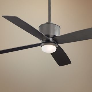 52" Minka Aire Strata Smoked Iron Ceiling Fan with Light Kit   #X0137