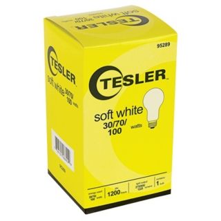 Tesler 30 70 100 Watt Soft White Light Bulb   #95289