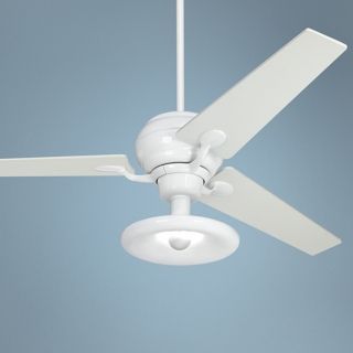 60" Spyder White Tapered Blade Ceiling Fan with Light Kit   #R2182 R2487 R1848