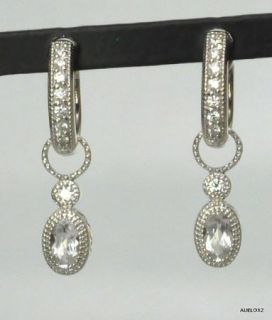 Zasha by Jude Frances Topaz Diamond Earring Charms
