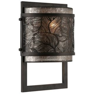 Quoizel Daly 8" Wide Leaf Grille Wall Sconce   #W0628