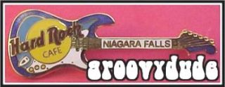 Lot Set Guitar NIAGARA FALLS USA Hard Rock Cafe Lapel Hat Xmas Jukebox