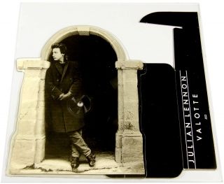 Julian Lennon Valotte UK Shaped Picture Disc w Unassembled Plinth 1984