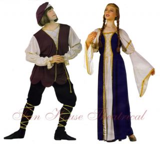 Romeo Halloween Costume Renaissance Shakespeare Play Outfit Adult Men