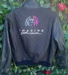 Imagine 1988 John Lennon Custom Signature Film Crew Jacket The Beatles