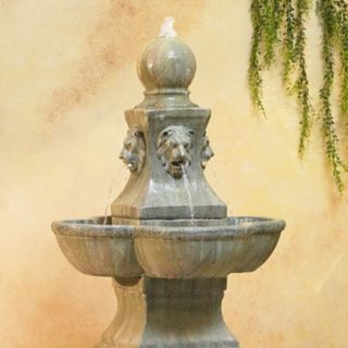 Tuscan Garden Pedestal Outdoor Fountain   #60920
