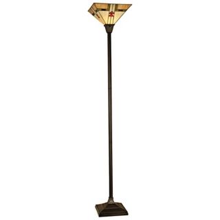 Dale Tiffany Arrowhead Mission Torchiere Floor Lamp   #X3513