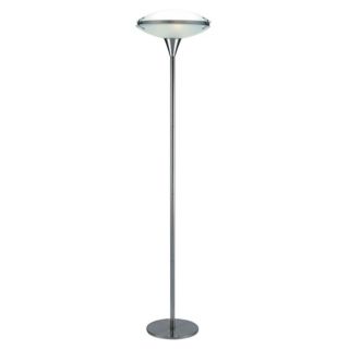 Lite Source Double Frosted Glass Dome Floor Lamp   #94281