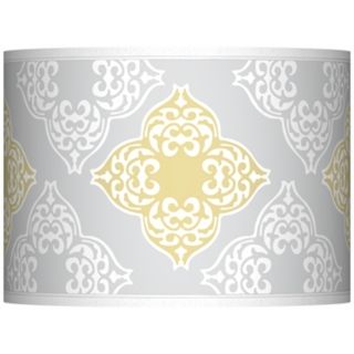 Gray, Drum Lamp Shades