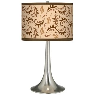 Fall Breeze Giclee Trumpet Table Lamp   #R1676 R7192