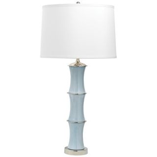 Rivoli Gray Porcelain Table Lamp   #X0498