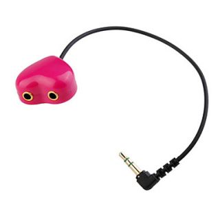 EUR € 1.65   hart stereo hoofdtelefoon oortelefoon splitter kabel