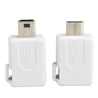 EUR € 3.67   Mini USB micro usb (v3 v8) Universal Adapter (weiß