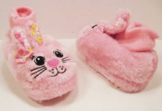 New Canyon River Blues Bunny Rabbit Slippers Pink Girls Youth XL 4