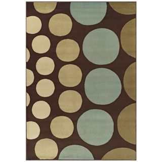 Tremont Collection Drops Chocolate Area Rug   #N5674