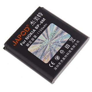 japod BP 6M ersättningsbatteri 1150mAh Li ion batteri för Nokia 3250