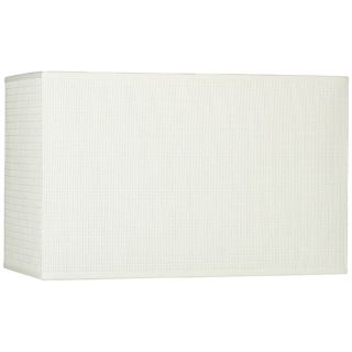 White Rectangular Paper Weave Shade 8/16x8/16x10 (Spider)   #T7000