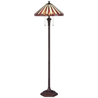 Marquis Tiffany Style Quoizel Floor Lamp   #V1725