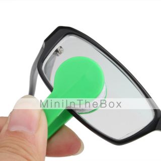 Mini Microfiber Glasses Eyeglasses Cleaner Cleaning Clip (Random Color