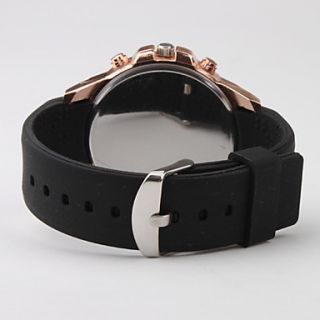 EUR € 7.72   Bronze silikone rem armbåndsur For Men, Gratis Fragt