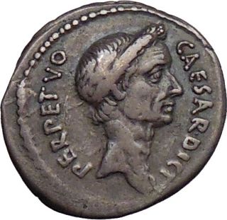Julius Caesar Rome February March 15 B C 44 L Aemilius Buca Silver