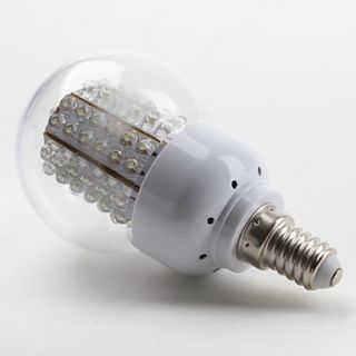 e14 3.5W 78 LED 190 210lm luz natural branca levou lâmpada bola (230v