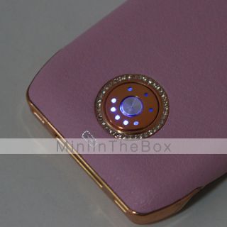 USD $ 34.79   Litchi Skin Stand with Portable Mobile Charger for