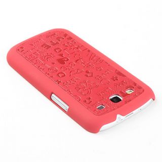 USD $ 3.69   Cartoon Style Hard Case for Samsung Galaxy S3 I9300,