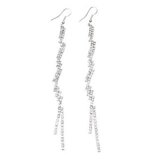 EUR € 4.77   Brillant diamant Boucles doreilles longues glands