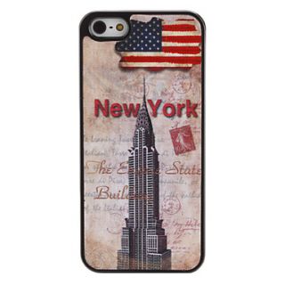 USD $ 6.79   New York Building Pattern Hard Case for iPhone 5,