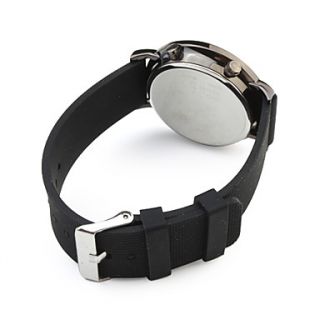 EUR € 8.82   banda di silicone portato orologio da polso (nero