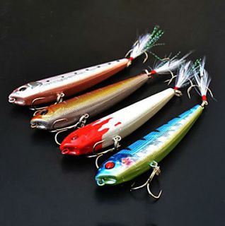 EUR € 5.51   fiske lokke blyant baits med Mustad krok 90mm, Gratis