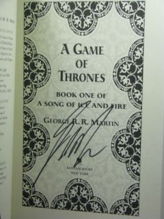 We have more books autographed by George R R Martin for sale, to see a