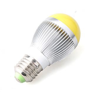 USD $ 15.39   E27 3W Yellow Light LED Ball Bulb,