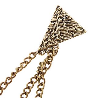 USD $ 3.89   Vintage Punk Triangle Collar Chain Necklace,