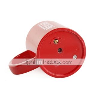 USD $ 3.89   Cup Shape Cigarette Table Lighter Red,