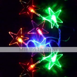 EUR € 15.97   6m 3w 32 led kleurrijk licht pentagram vormige kerst