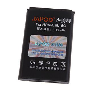 Japod BL 5C Replacement 3.7V 1100mAh Li Ion Battery for Nokia 1100/N91