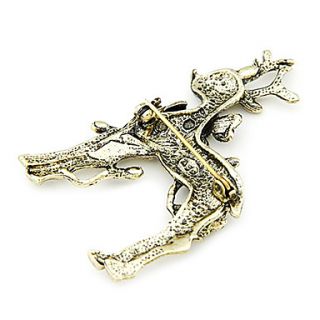 EUR € 2.93   vintage fawn vormige legering broche, Gratis Verzending