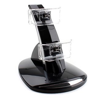 EUR € 16.09   Dobbelt USB Lade Dock Holder til PS3 Controller (sort