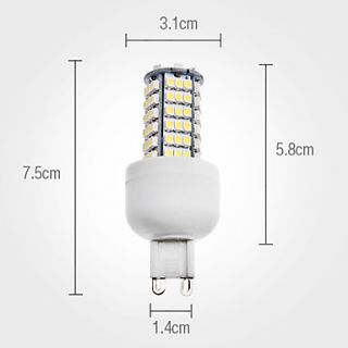 EUR € 6.06   G9 5W 102x3528 SMD 400 420lm 3000 3500K bianco caldo