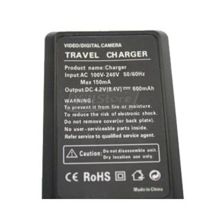 Battery Charger for JVC BN V408 BN V408U GR D20