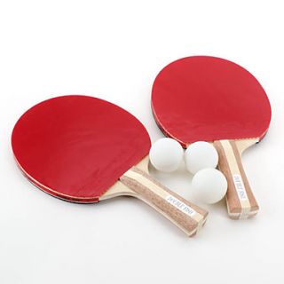 USD $ 19.99   DOUBLE FISH Table Tennis Racket Set with Ping Pong Balls
